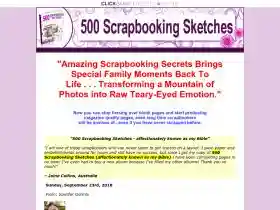 500scrapbookingsketches.com